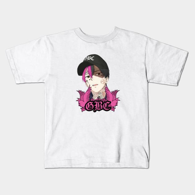 Lil Peep Anime Kids T-Shirt by Call me Sunshine